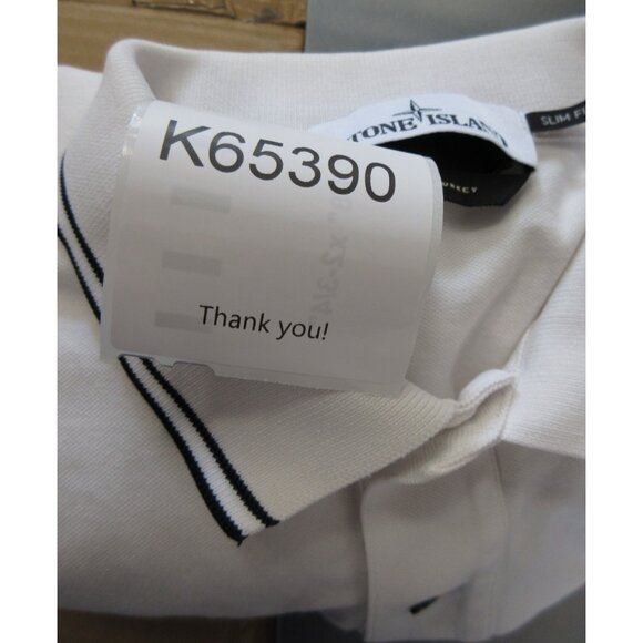 Stone Island Polo Shirt XL Pullover Slim Fit Stretch Classic Compass - Picture 15 of 15